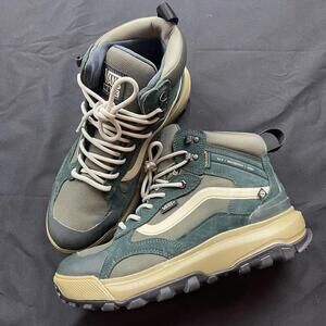 Vans Unisex MTE Crestline Waterproof Shoe CD4 Green/Black Size US:M 9.0 W 10.5